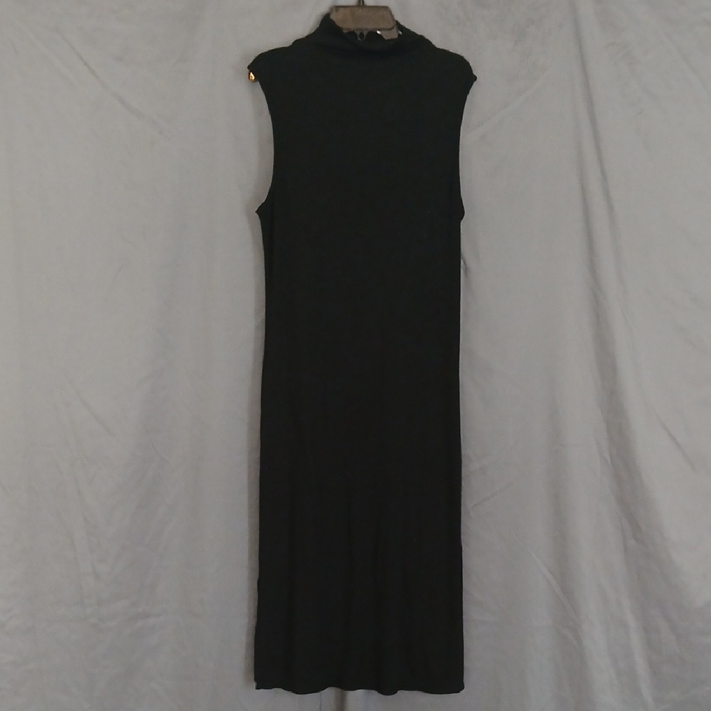 a new day Black Sleeveless Midi Dress